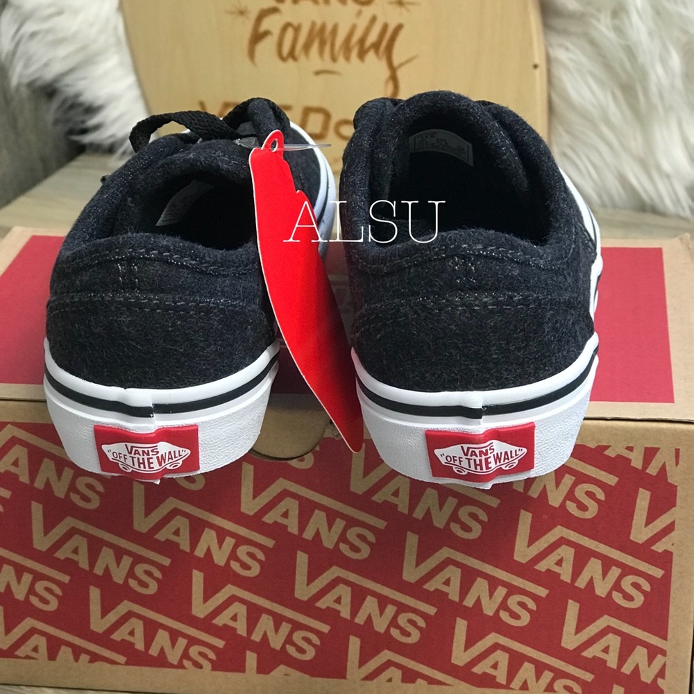NWT VANS Atwood Chambray Black Kid’s AUTHENTIC - Picture 4 of 6